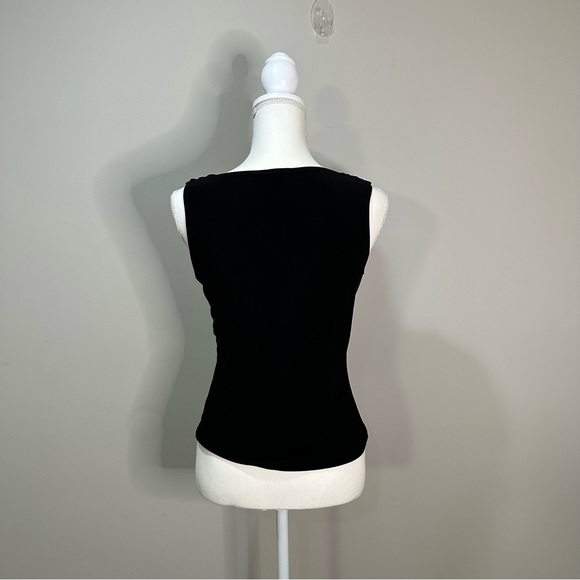 Y2K Top - Y2K tank top v neck with bow - Picture 4 of 7